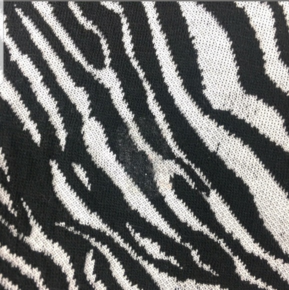 ❤️Notations Blazer Zebra print 3/4 Sleeve drape - Picture 3 of 7